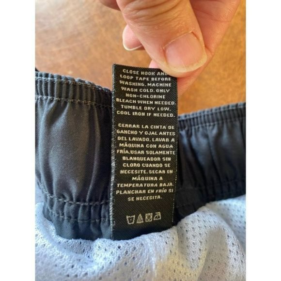 OCEAN Pacific OP Board Shorts Red Stripe Waist 32-34 Size M Lined Black Gray VGC - Picture 5 of 15